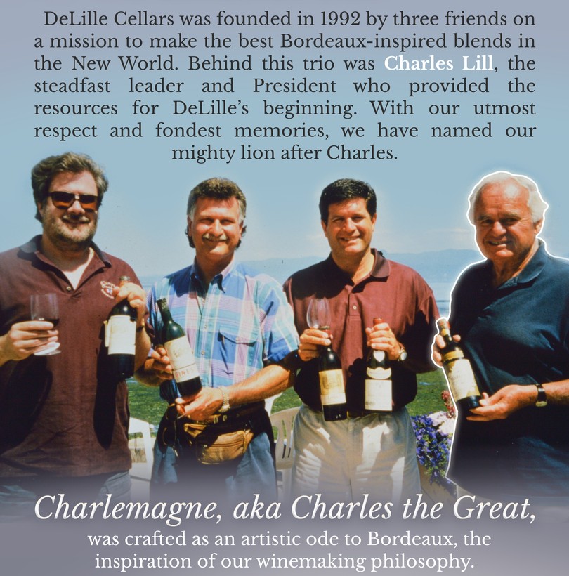 DeLille Cellars was founded by Chris Upchurch, Jay Soloff, Greg Lill and Charles Lill. 