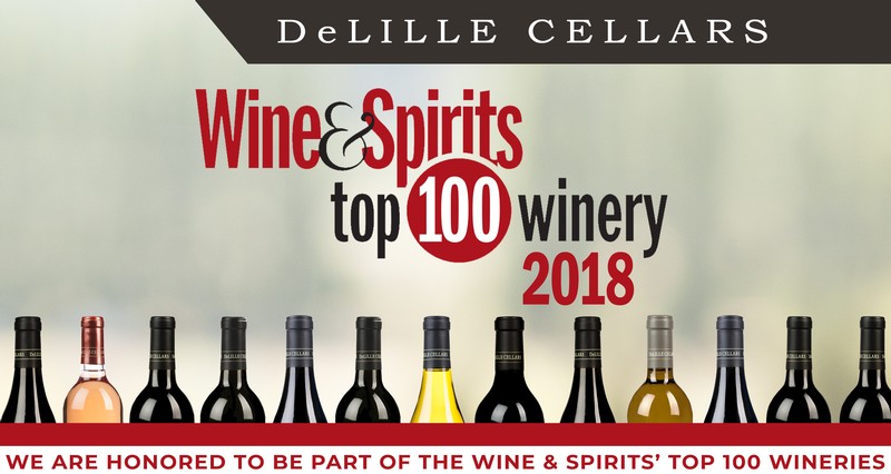  💯🏆 DeLille Cellars 1 of 3 WA Wineries on the International Top 100!