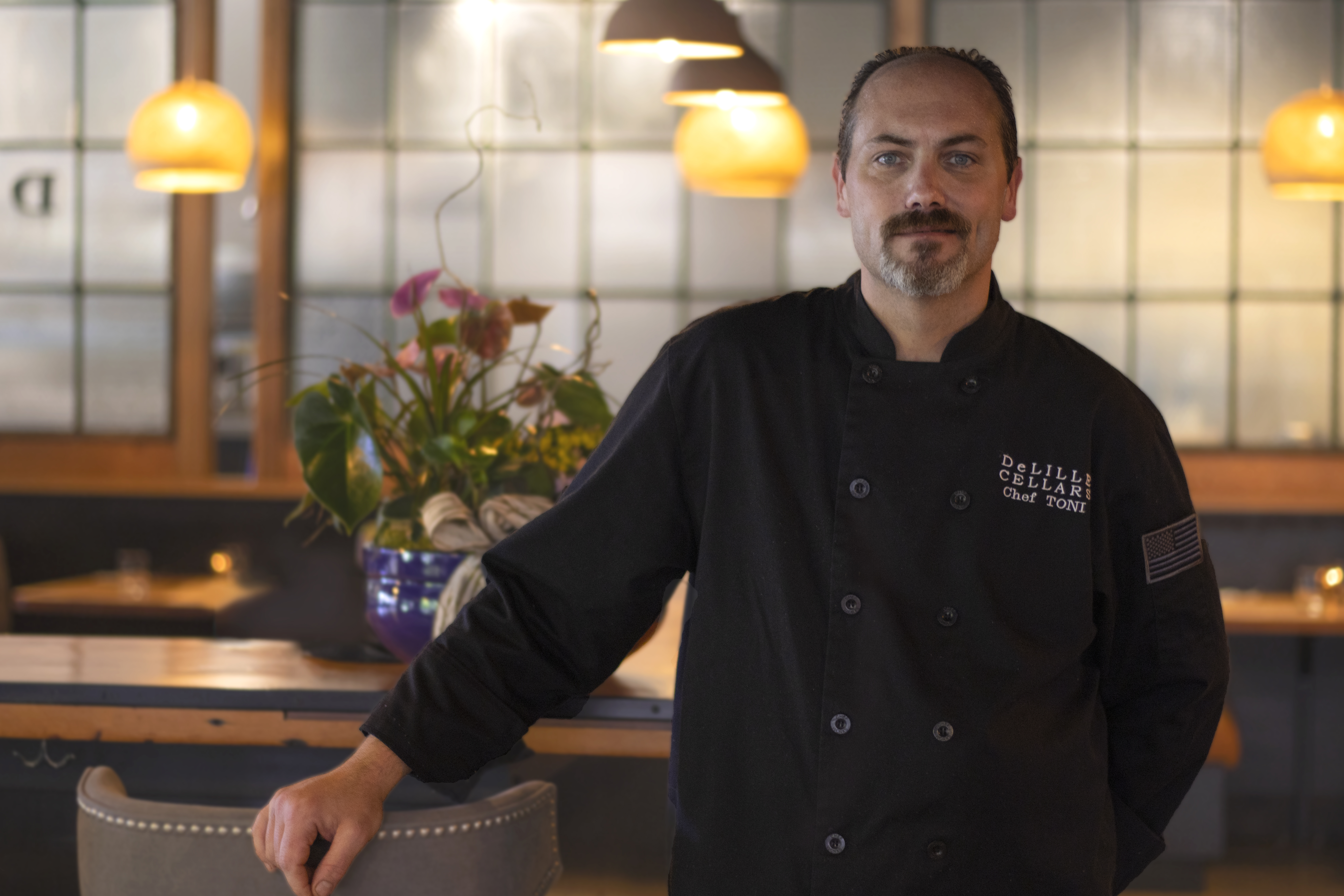 Chef Michael C. Toni at The Lounge Restaurant in Woodinville Washington
