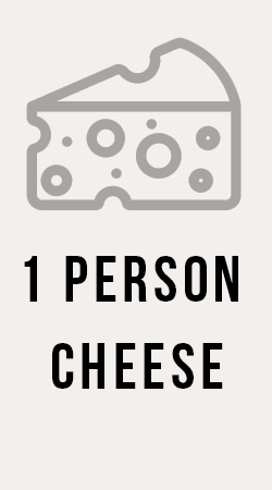 1 person cheese