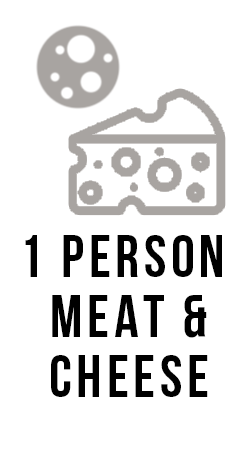1 Person MeatCheese