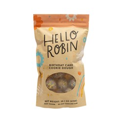 Hello Robin Birthday Cake Cookie Dough